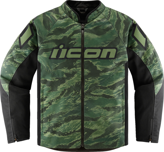 ICON Hooligan CE Tigersblood™ Jacket in Green