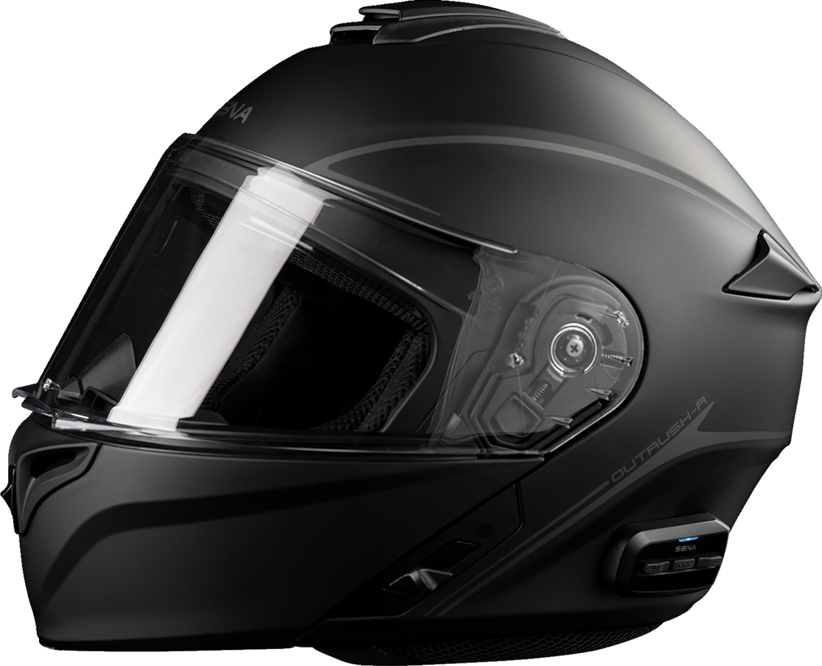 SENA Outrush R Modular Helmet in Black