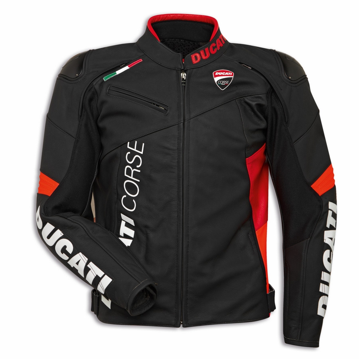 Ducati Corse C6 Leather Jacket by Dainese - Black