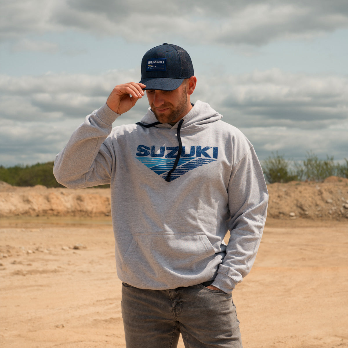 Suzuki Retro Contrast Hoodie