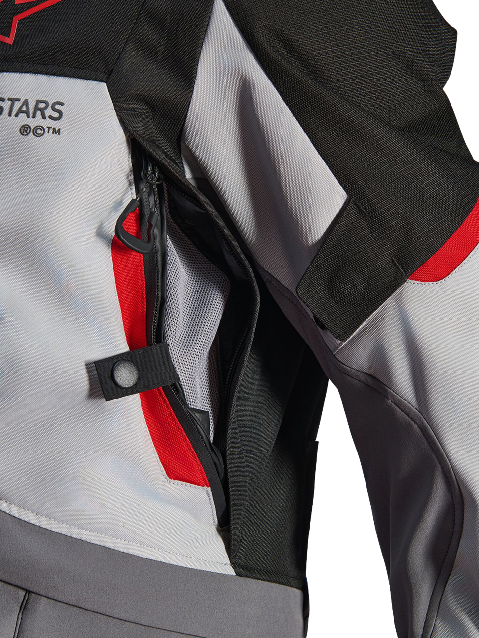 Andes v4 Drystar® Jacket - Dark Gray/Ice Gray/Black/Bright Red