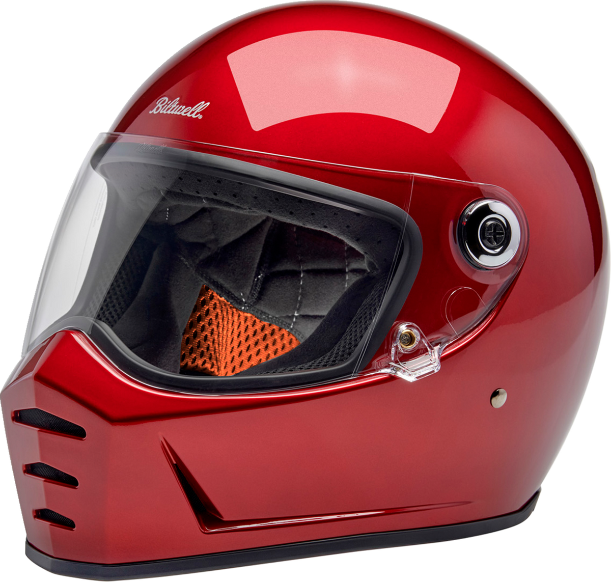 Biltwell Lane Splitter 22.06 Helmet in Metallic Cherry Red