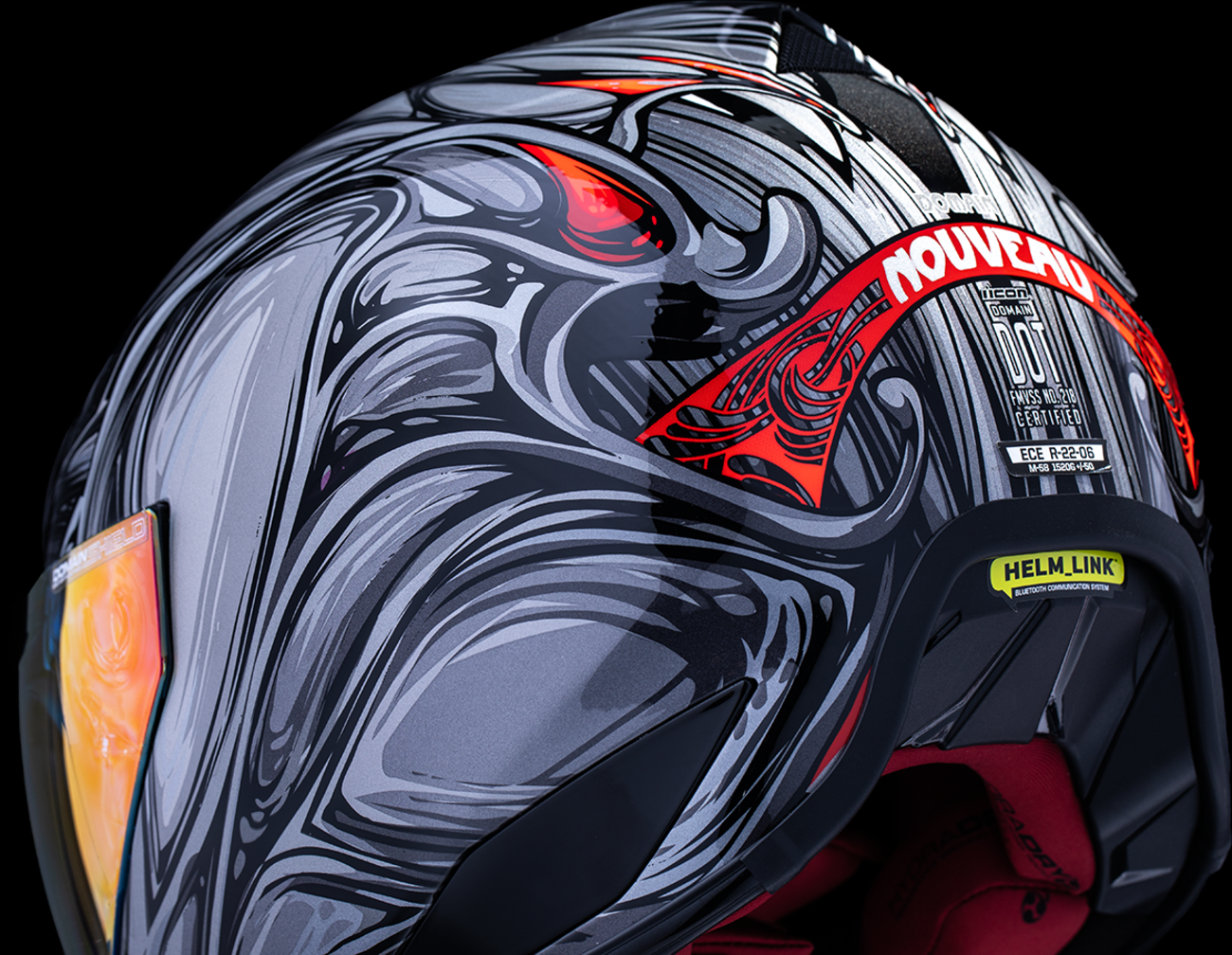 Domain™ Nouveau Helmet - Nouveau Silver