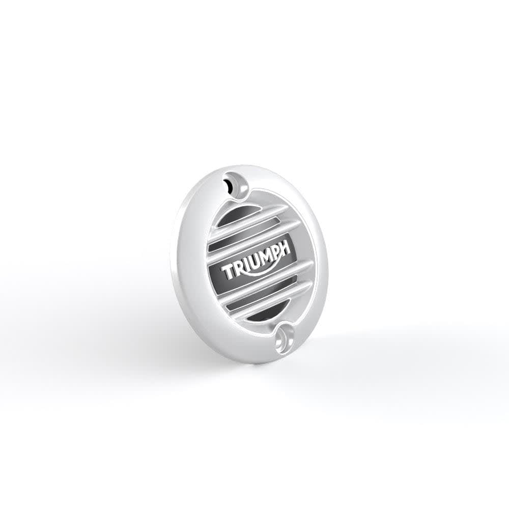 Ribbed Badge in brushed