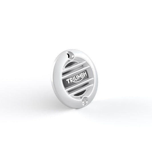 Ribbed Badge in brushed