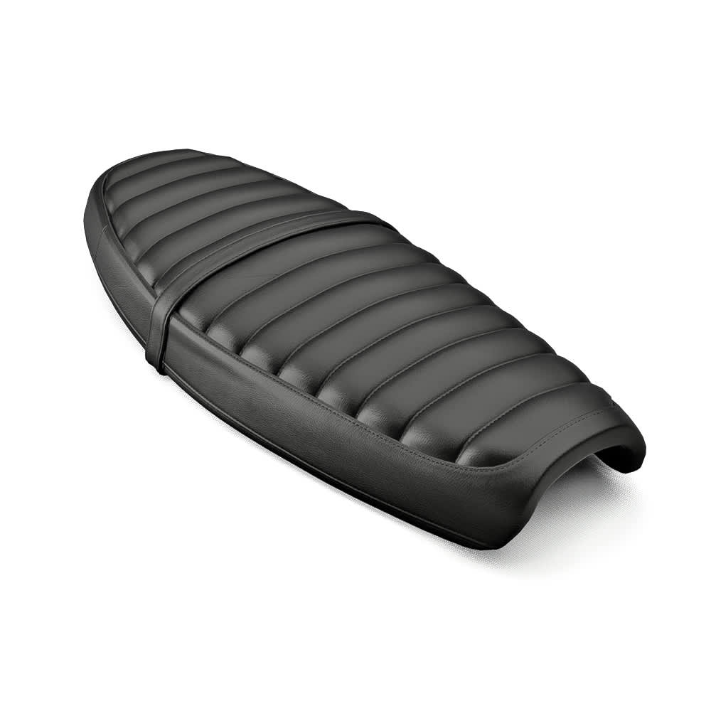 Triumph Genuine accessory of the ribbed black bench seat