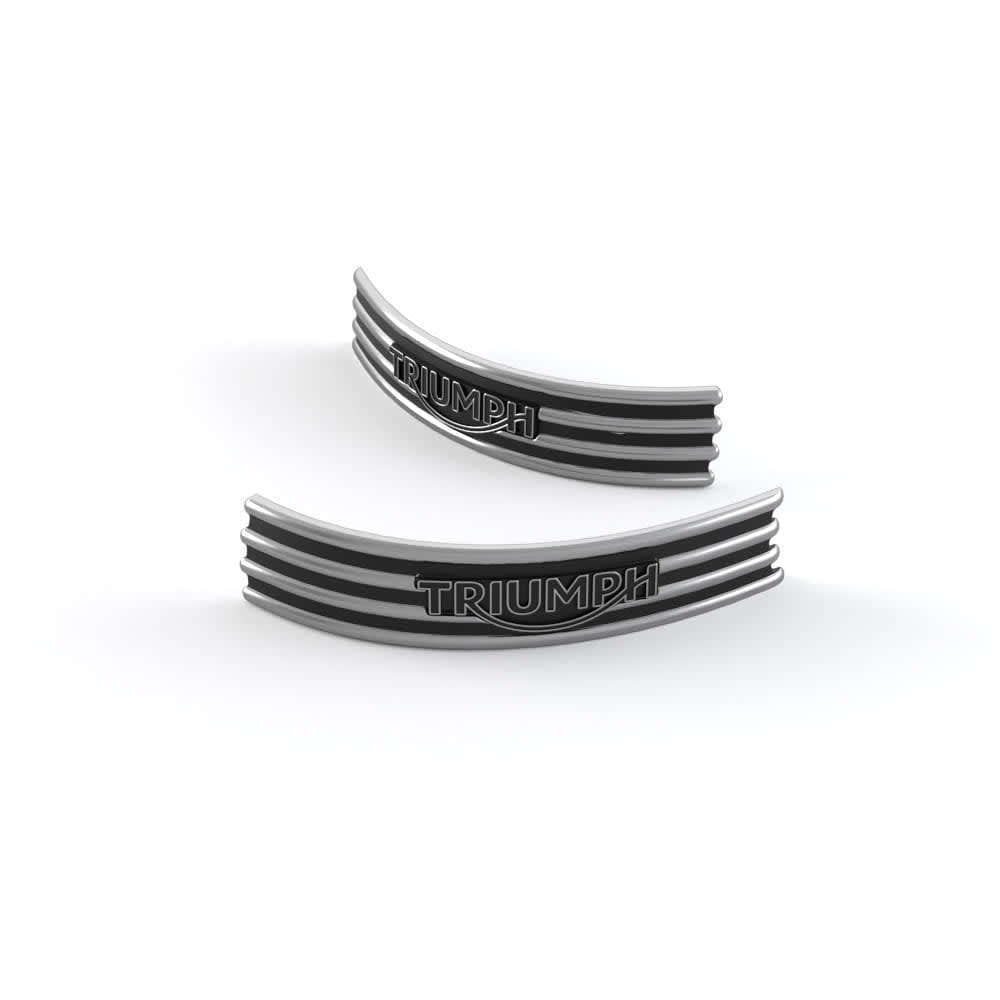 Triumph Metal Bar Tank Badge Kit