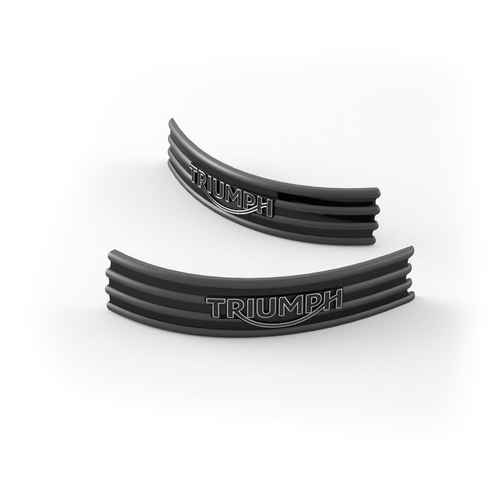 Triumph genuine accessory of the black badge bar