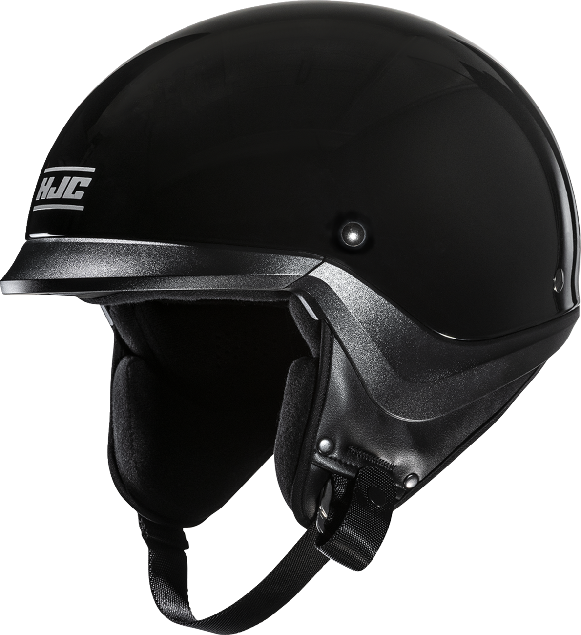 HJC C20 Solid Helmet in Metal Black