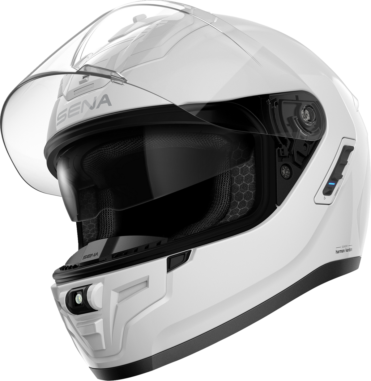 SENA Phantom ANC Helmet in Gloss White