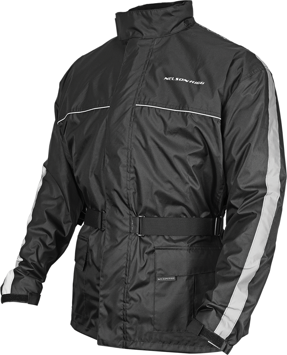 Nelson-Rigg Solo Storm Waterproof Jacket in Black