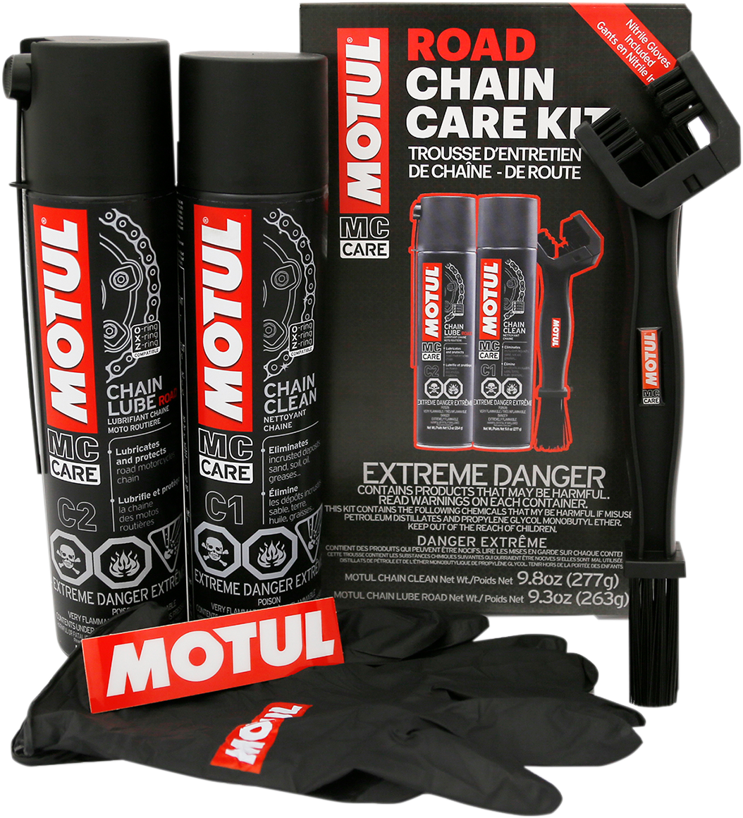 Motul Chain Care Kit in Road - Aerosol