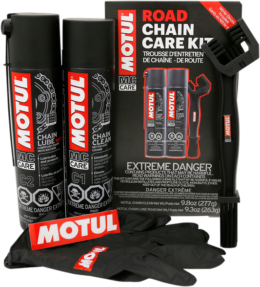 Motul Chain Care Kit in Road - Aerosol