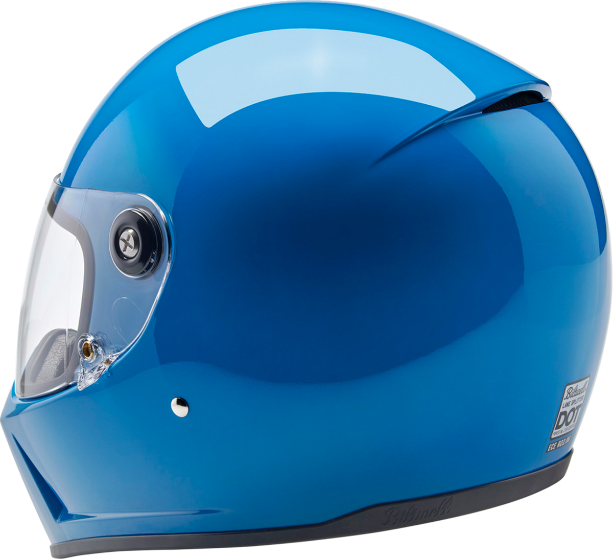 Biltwell Lane Splitter 22.06 Helmet in Gloss Tahoe Blue