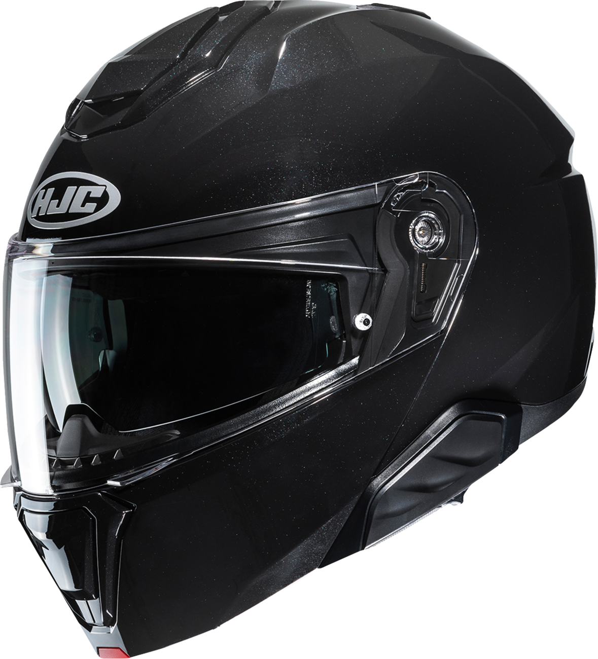 HJC i91 Solid Modular Helmet in Black