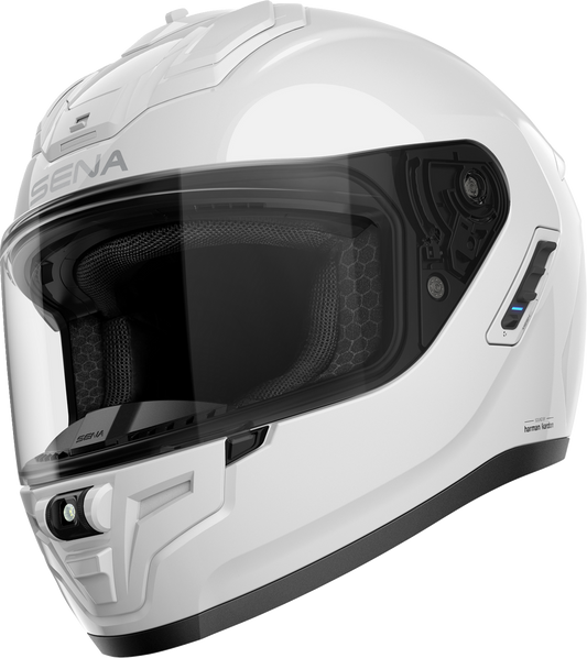 SENA Phantom ANC Helmet in Gloss White