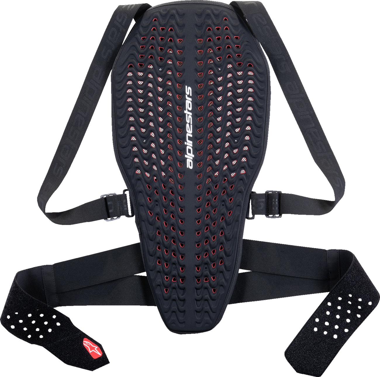 Nucleon Plasma Back Protector - Black/White/Red