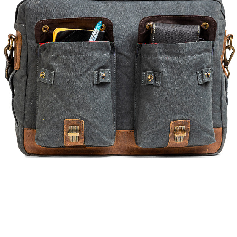 Classic Messenger Bag Grey