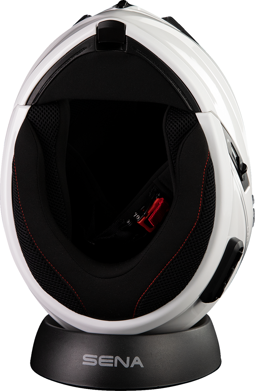 SENA Outrush R Modular Helmet in White