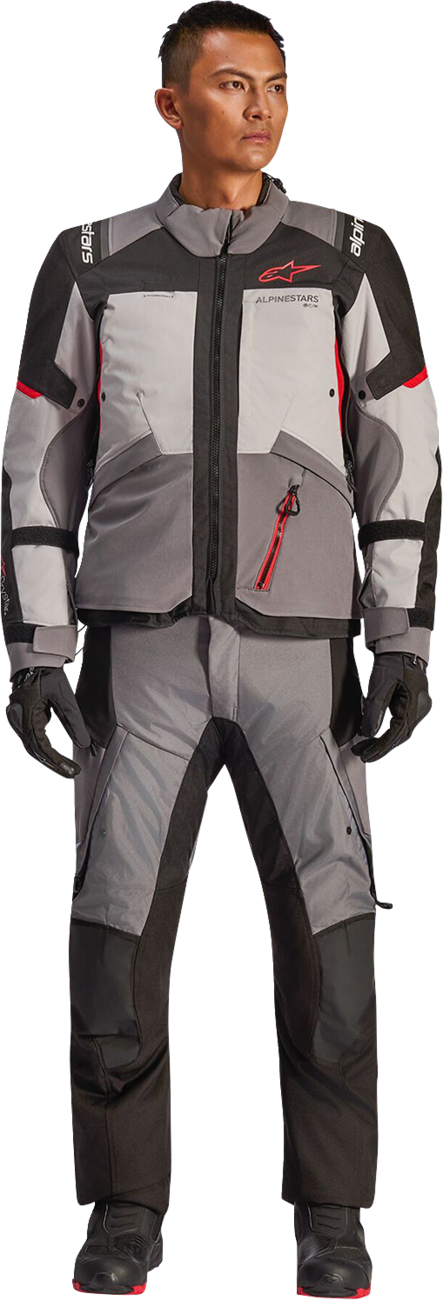 Andes v4 Drystar® Jacket - Dark Gray/Ice Gray/Black/Bright Red