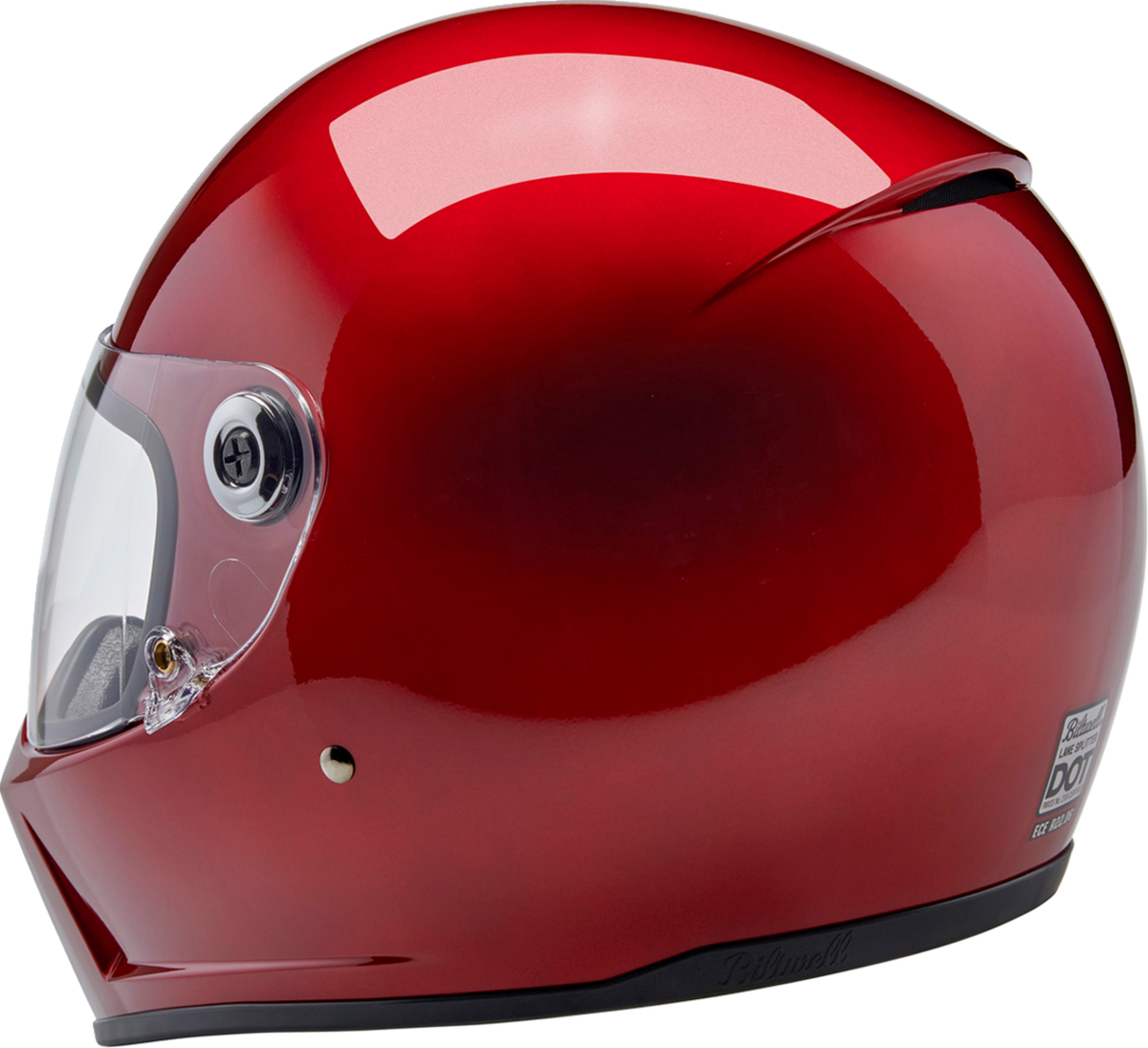 Biltwell Lane Splitter 22.06 Helmet in Metallic Cherry Red