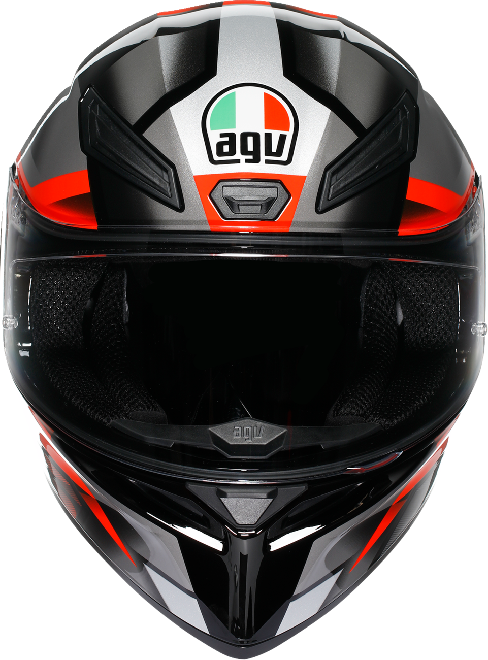 AGV K1 S Fastlap Helmet in Black/Gray/Red
