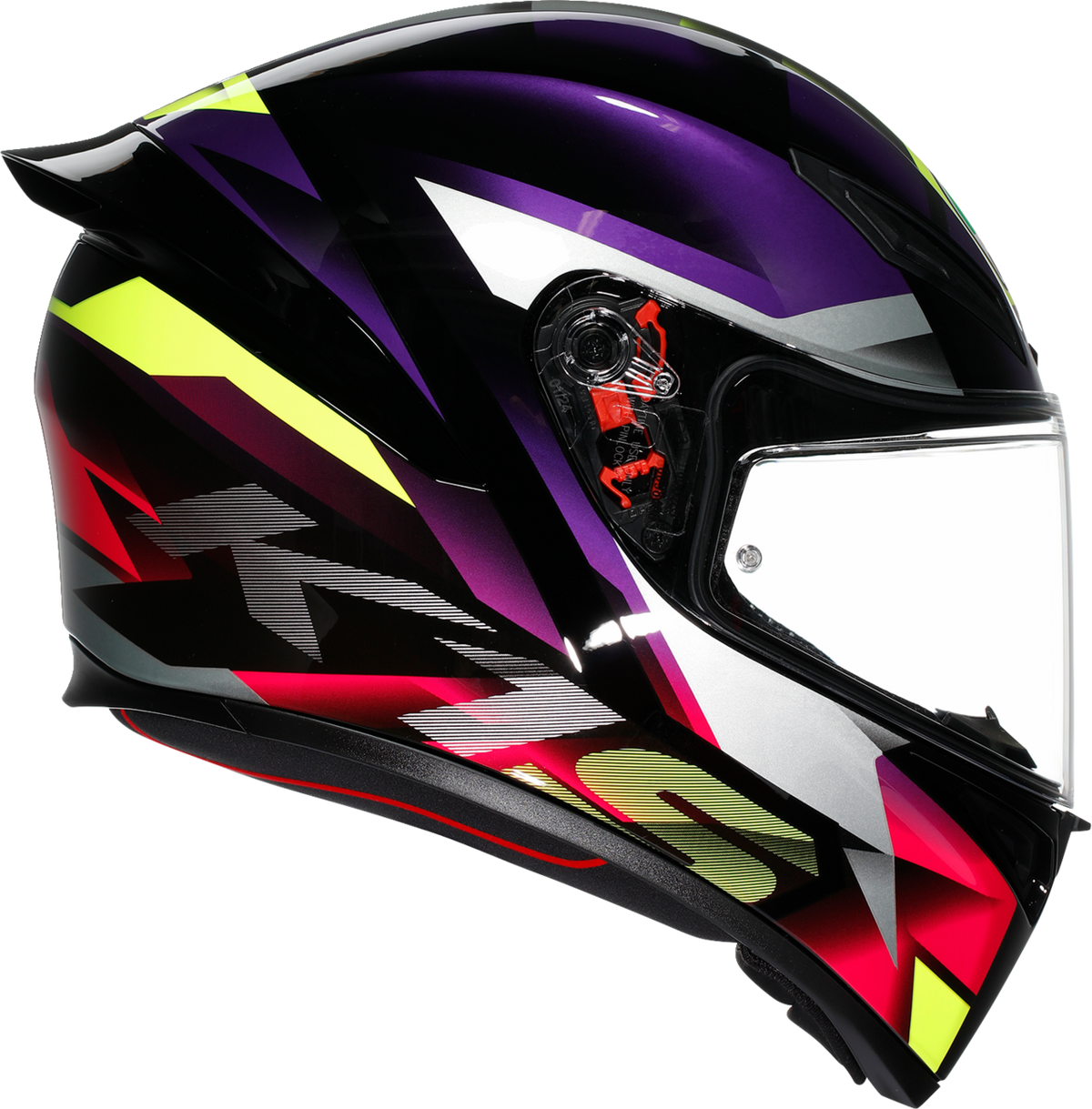 AGV K1 S Fastlap Helmet in Black/Purple/Pink