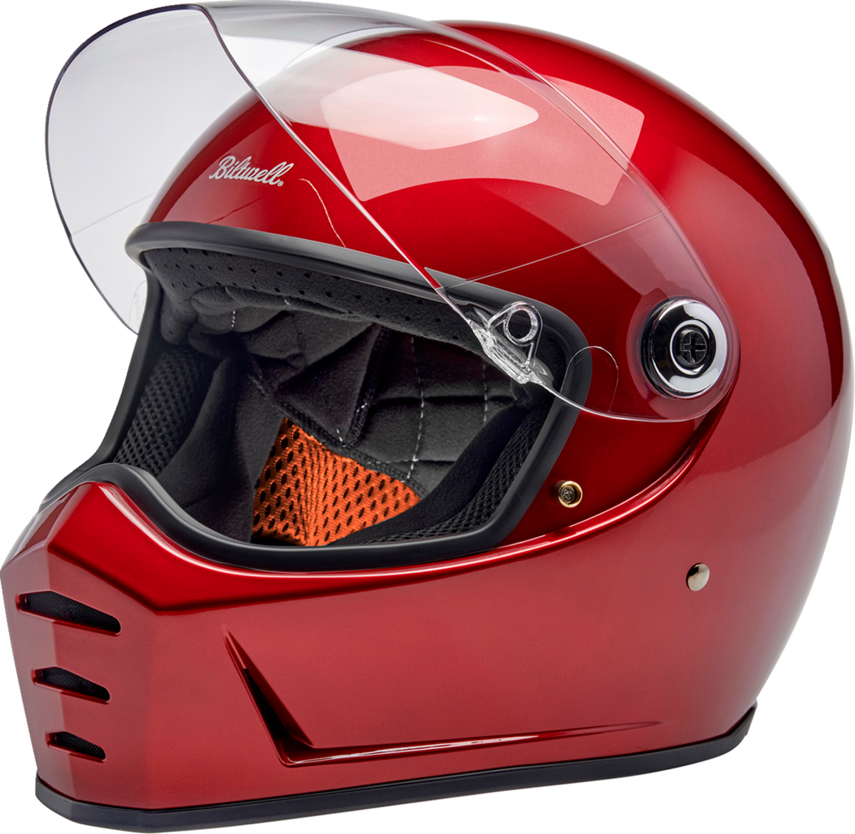 Biltwell Lane Splitter 22.06 Helmet in Metallic Cherry Red