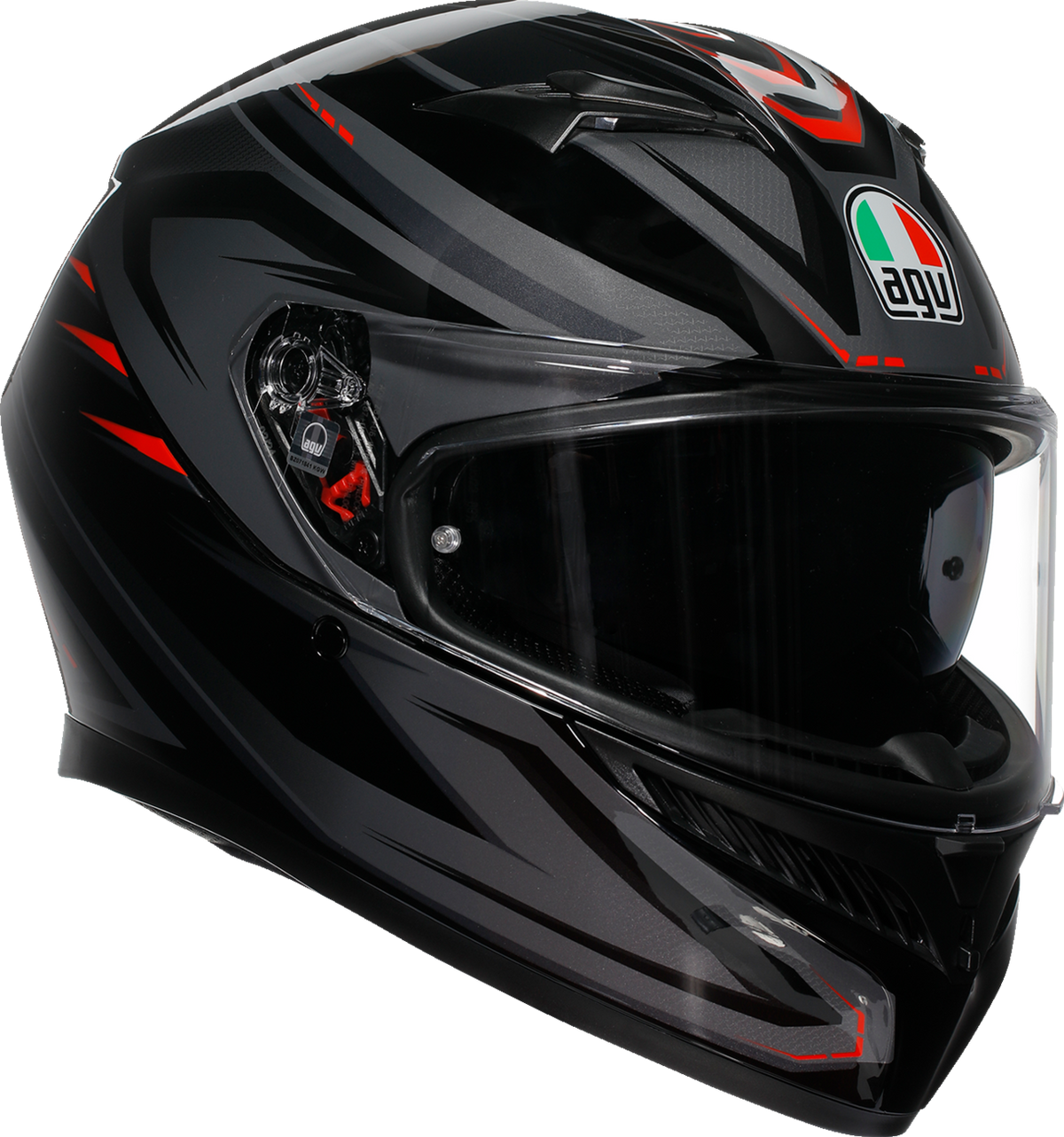 AGV K3 Syth Helmet in Black/Red