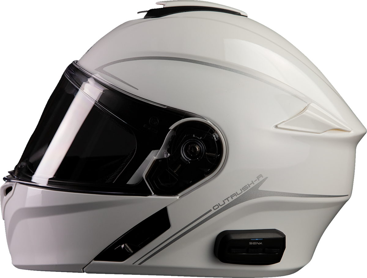 SENA Outrush R Modular Helmet in White