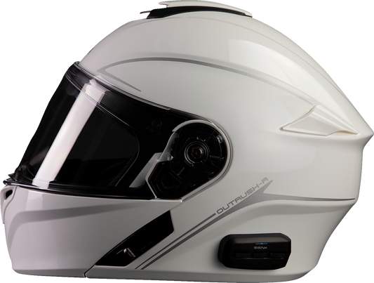 SENA Outrush R Modular Helmet in White