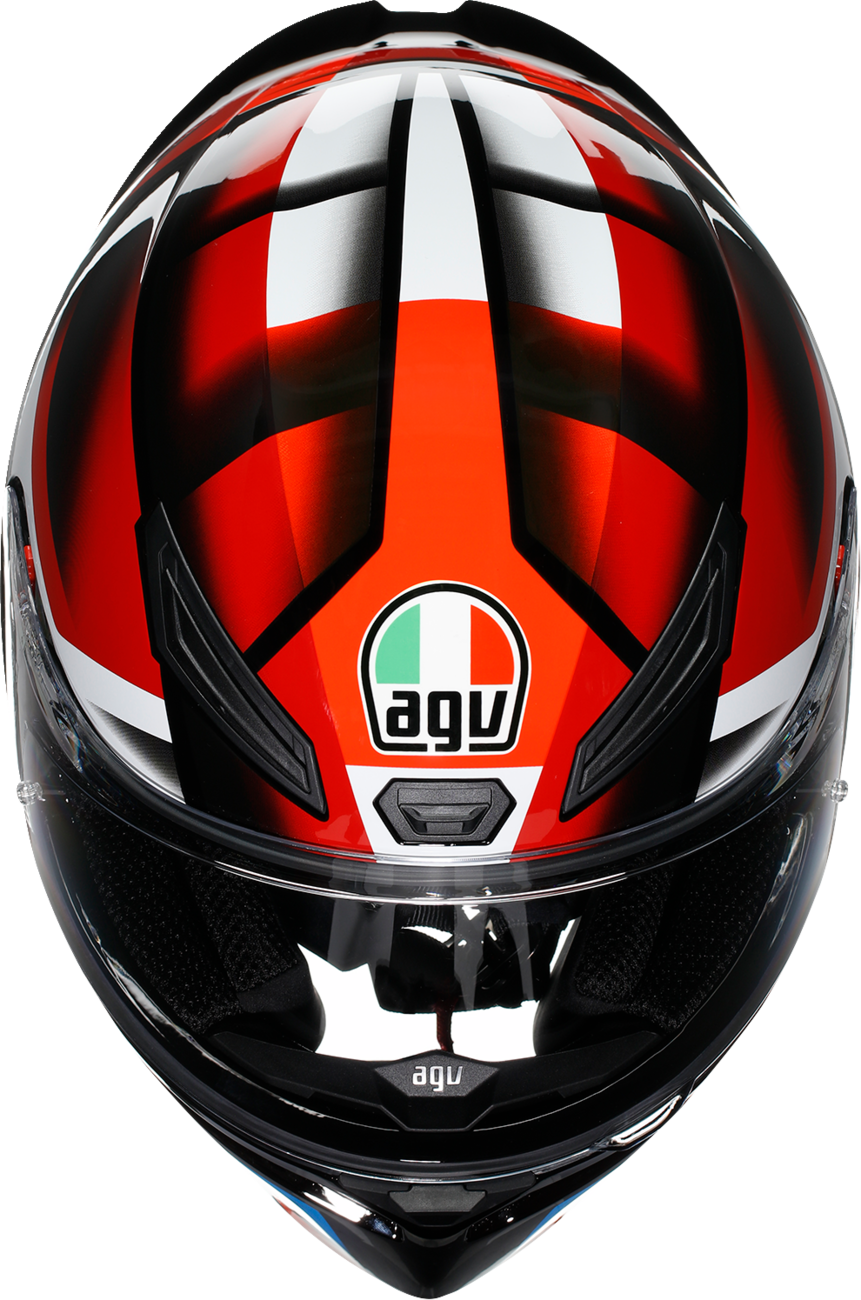 AGV K1 S Fastlap Helmet in Black/Red/Blue