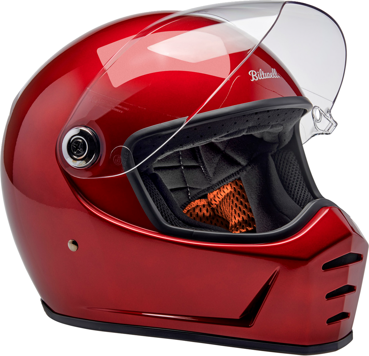 Biltwell Lane Splitter 22.06 Helmet in Metallic Cherry Red