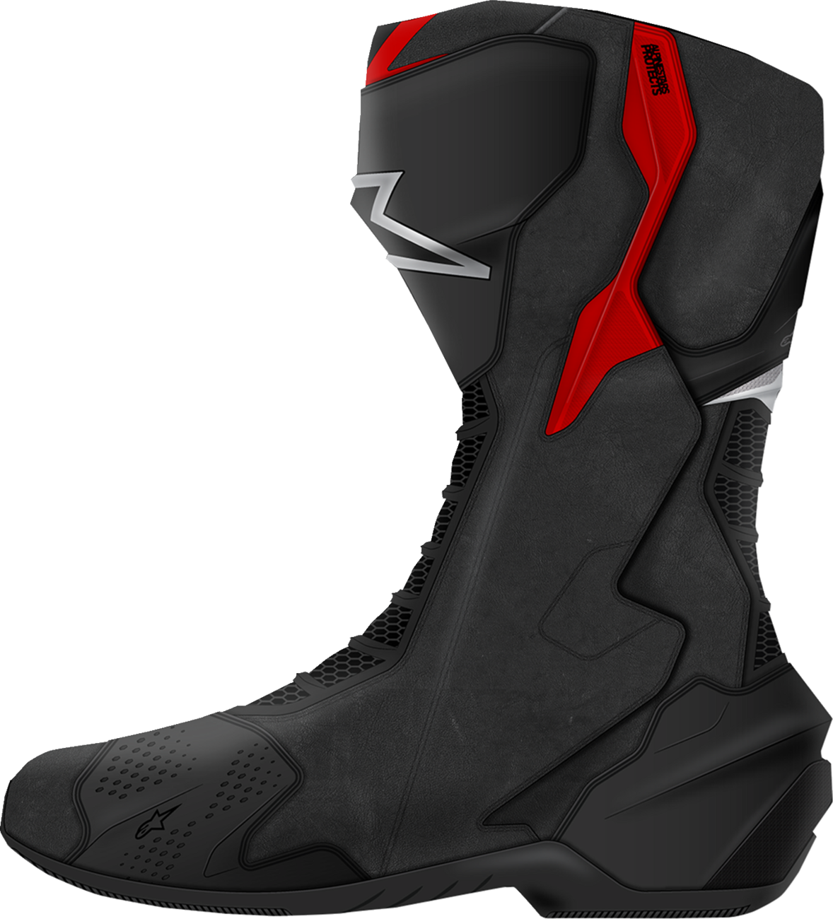 SMX-6 V3 Boots - Black/Silver/Red