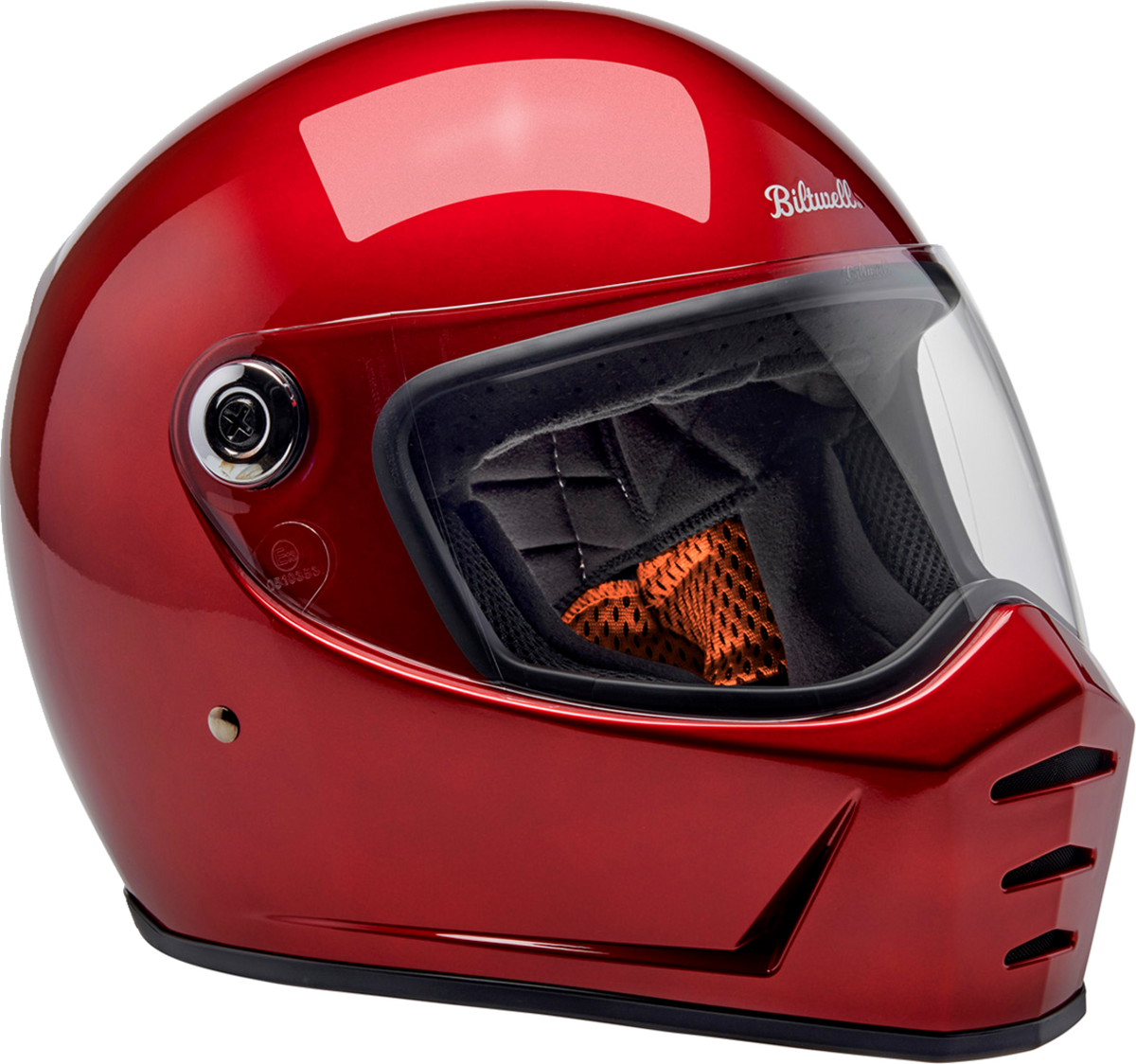 Biltwell Lane Splitter 22.06 Helmet in Metallic Cherry Red