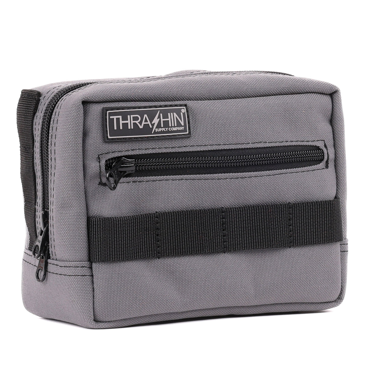 Thrashin Supply Handlebar Bag in Gray