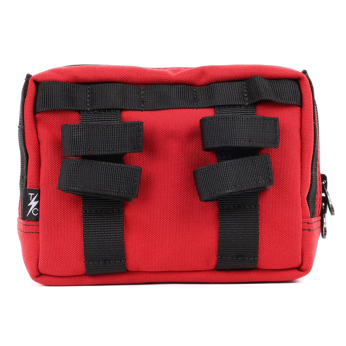 Thrashin Supply Handlebar Bag in Red