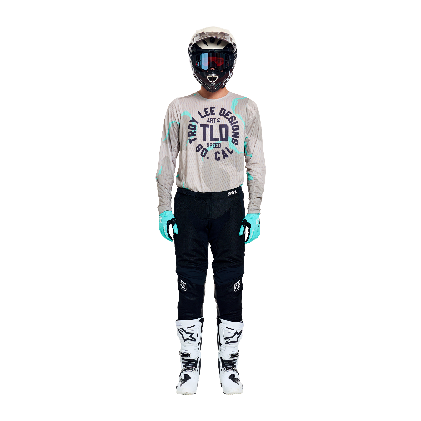 GP Pro Air LS Jersey Camo Aqua Desert