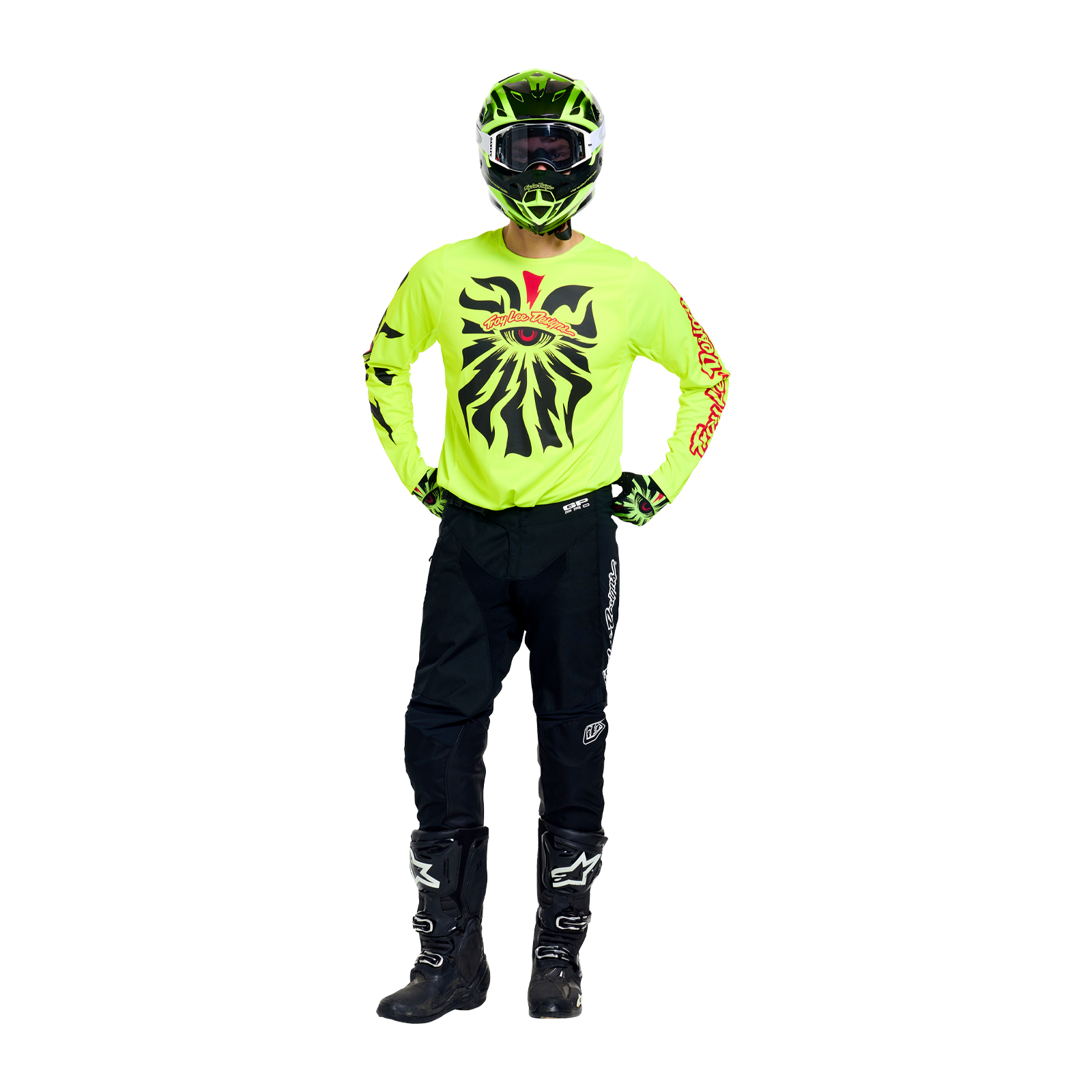 GP Pro LS Jersey Cyclops Flo Yellow