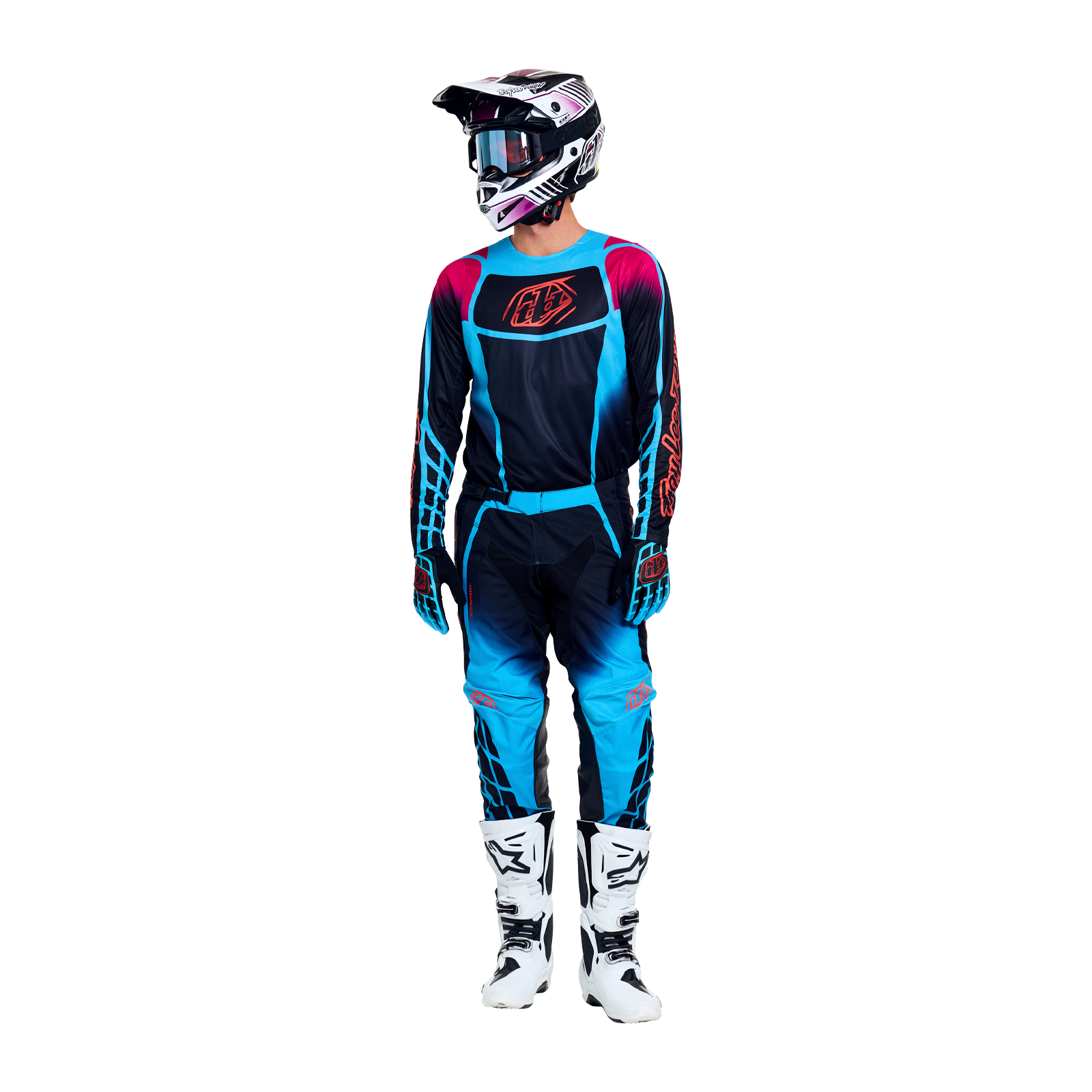 GP Pro LS Jersey Framework Black / Cyan