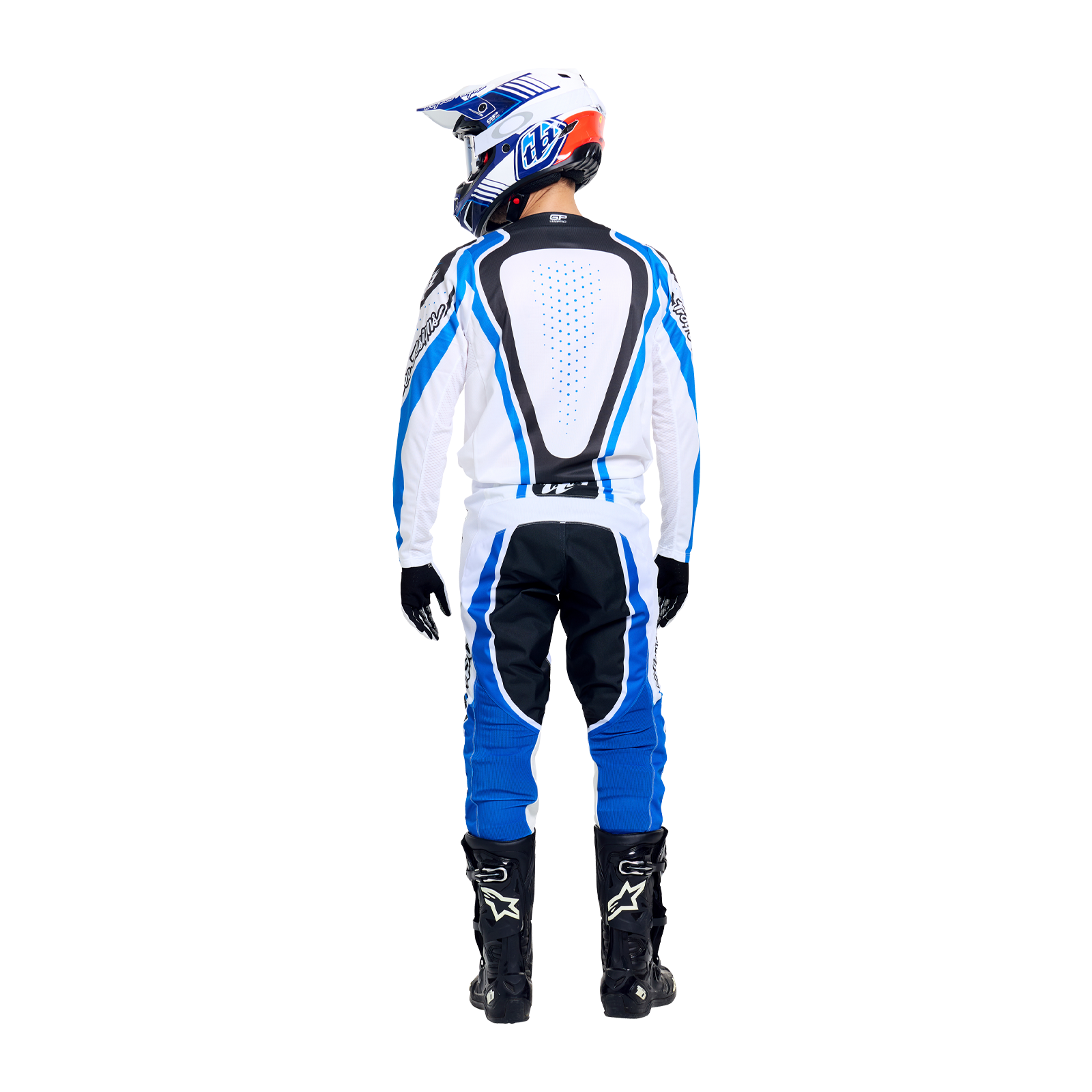 GP Pro LS Jersey Roller White / Blue