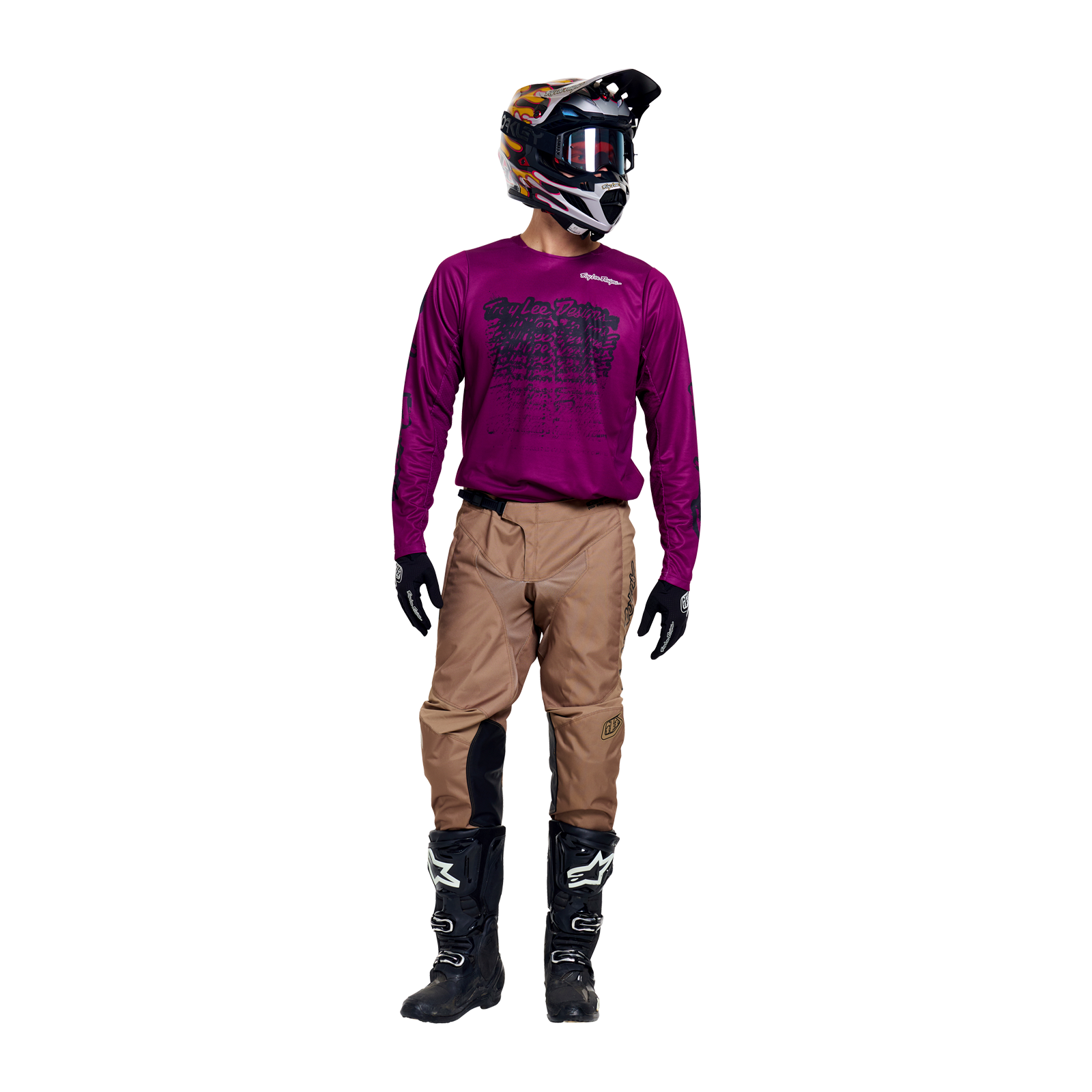 GP Pro LS Jersey Stamp Fuchsia