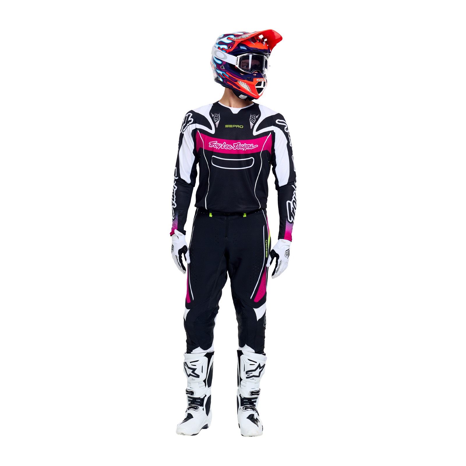 SE Pro LS Jersey Salvo Black / White