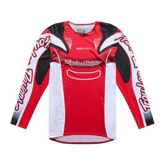 SE Pro LS Jersey Salvo Red / White