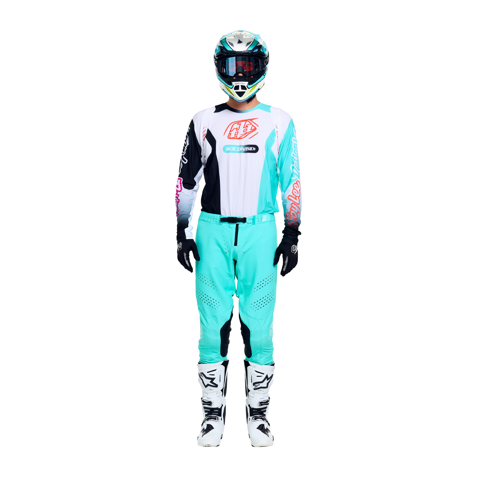 SE Pro LS Jersey Sever White / Teal