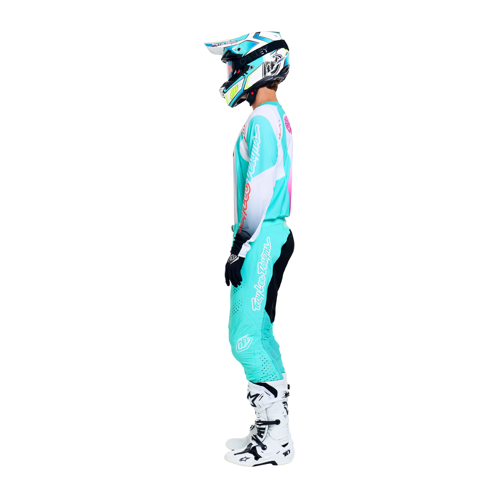 SE Pro LS Jersey Sever White / Teal