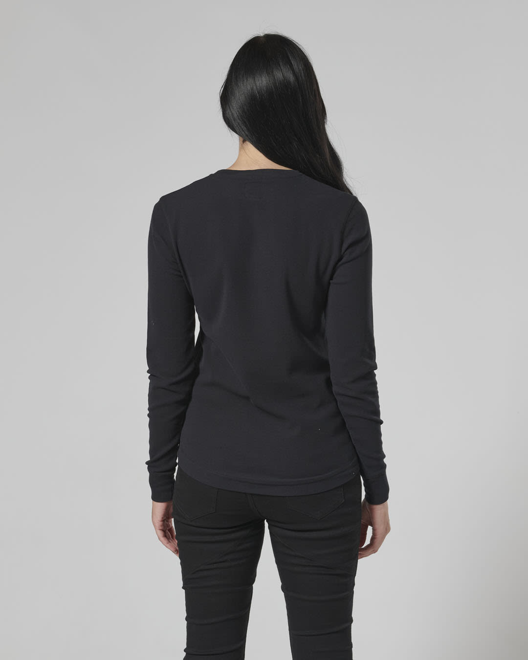 Swain Womens Long Sleeve Waffle Tee