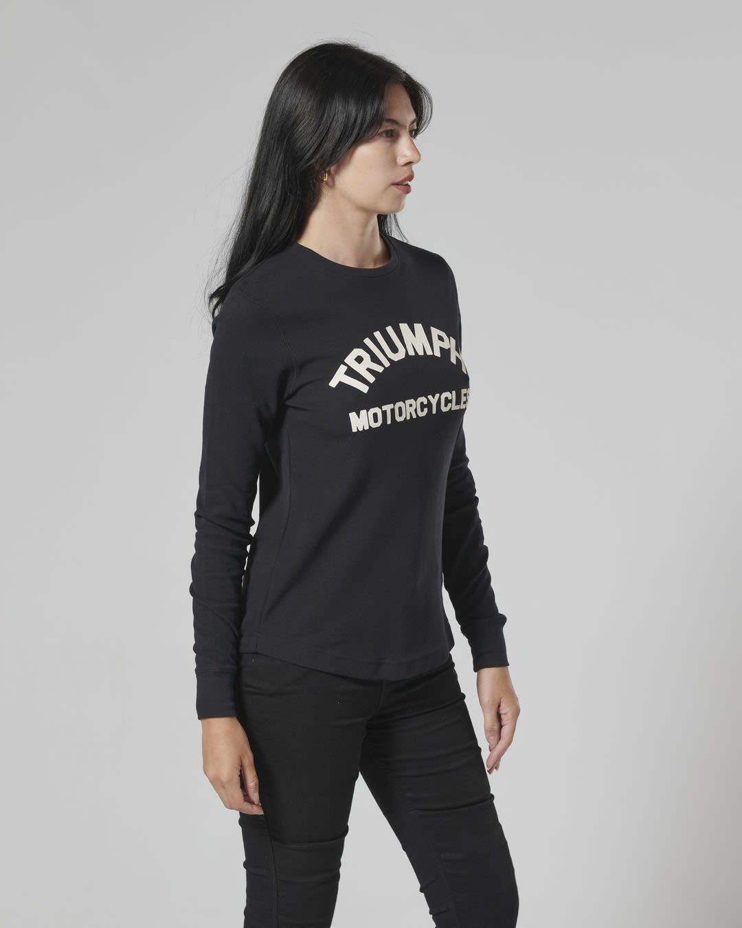 Swain Womens Long Sleeve Waffle Tee