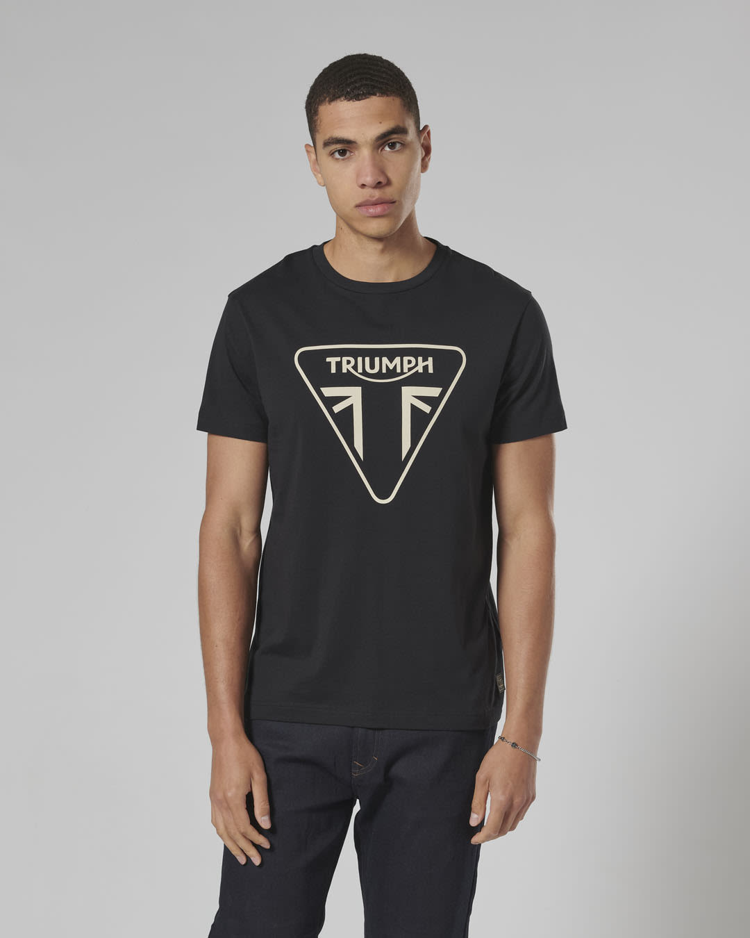 Helston Tee Jet Black / Bone