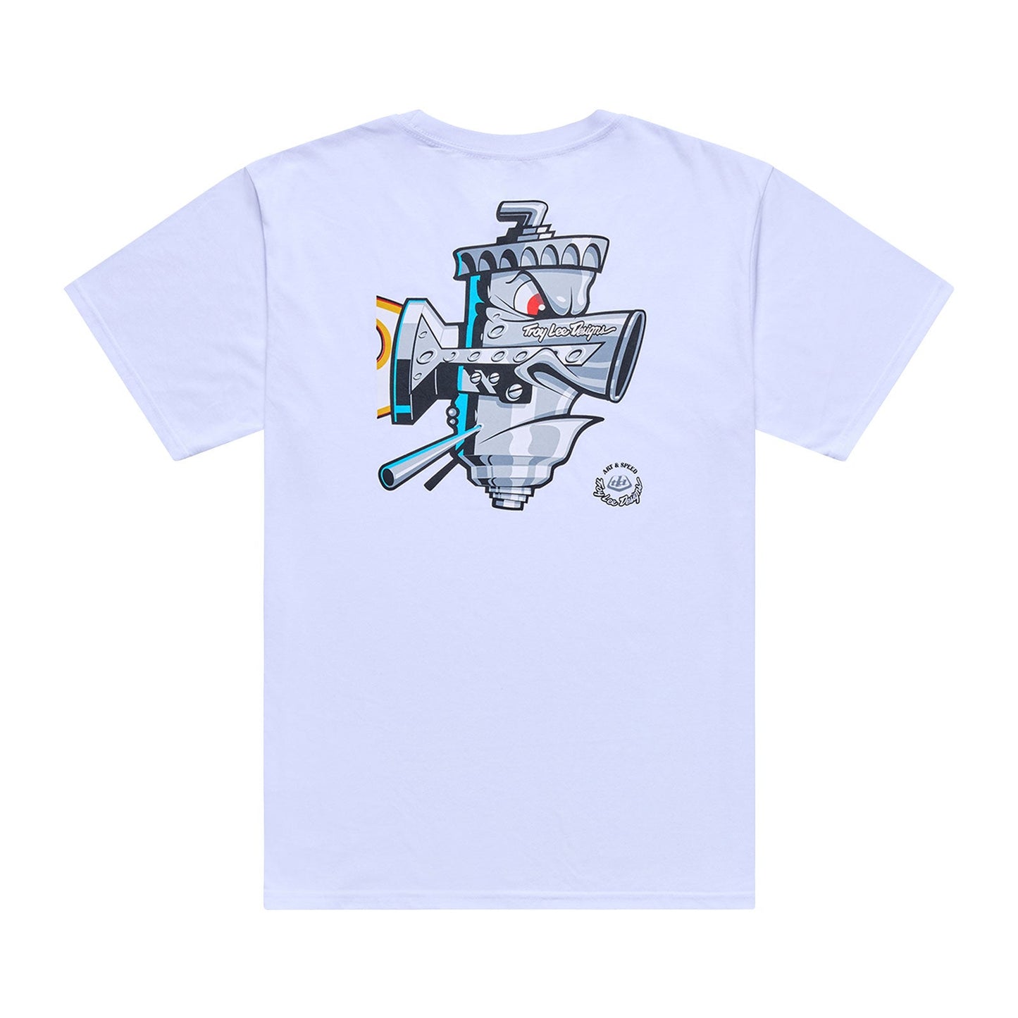 Troy Lee Designs Short Sleeve Tee Carb Club White